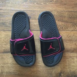 Jordan sip on sandals