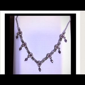 NWOT Brighton purple & Cream Necklace
