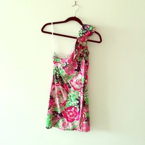 Lilly Pulitzer one-shouldered dress size M