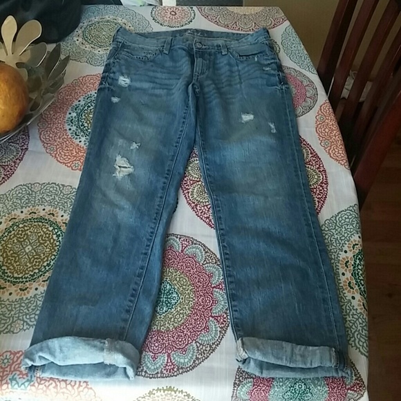 old navy distressed crops