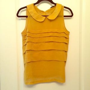 Mustard Collared Blouse