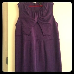 Plus size purple sheath dress