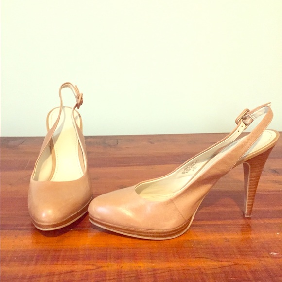 Nine West sling back heels