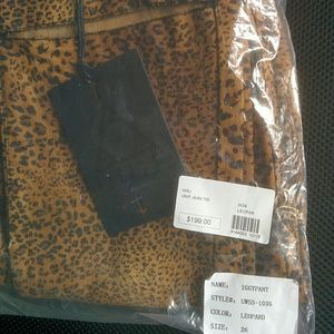 UNIF leopard iggy pants