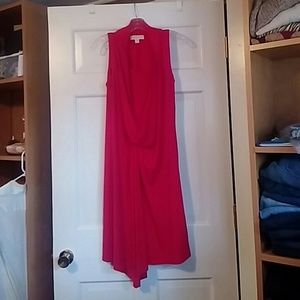 Asymmetrical Red Michael Kors Dress