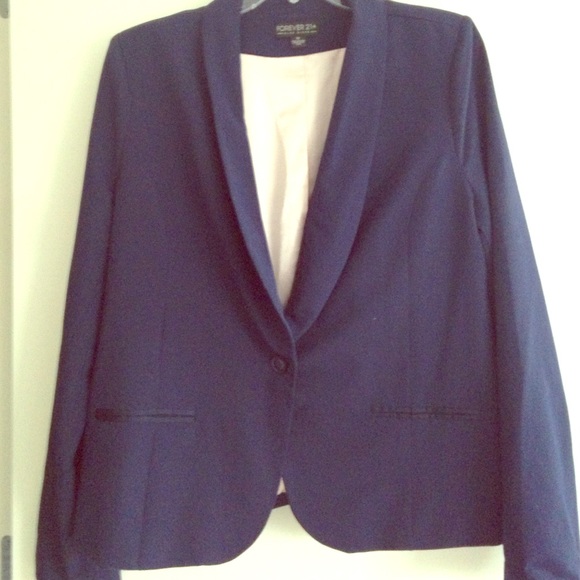 Plus Size navy blazer