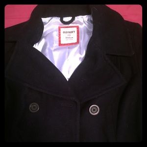 Old Navy Wool pea coat. Navy