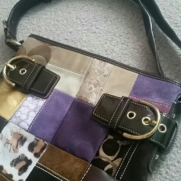 ⭐Authentic Coach Handbag with Buckles🌟 - Picture 2 of 3