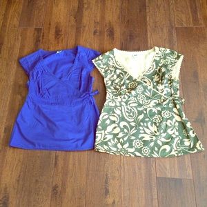 🔴Two XS Wrap Tops