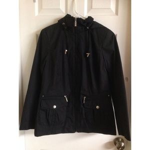 Black Rain Jacket Weather Tamer