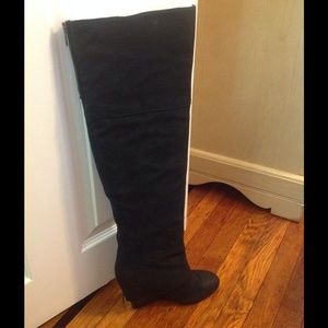 Ash Shoes - Ash Pearl Over the Knee Boots with Zip Ash Shoes - Ash Pearl Over the Knee Boots with Zip