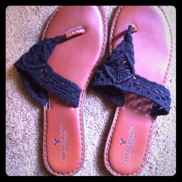 American eagle crochet sandal