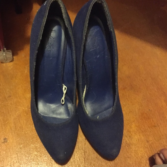 Blue heels