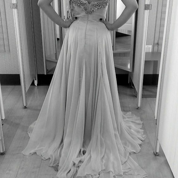 Baby pink jovani dress