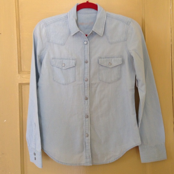 1969 Western Denim Shirt - Blue Wolf