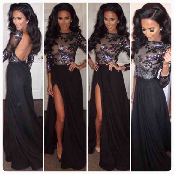 Elegant Black Dress - Picture 2 of 4