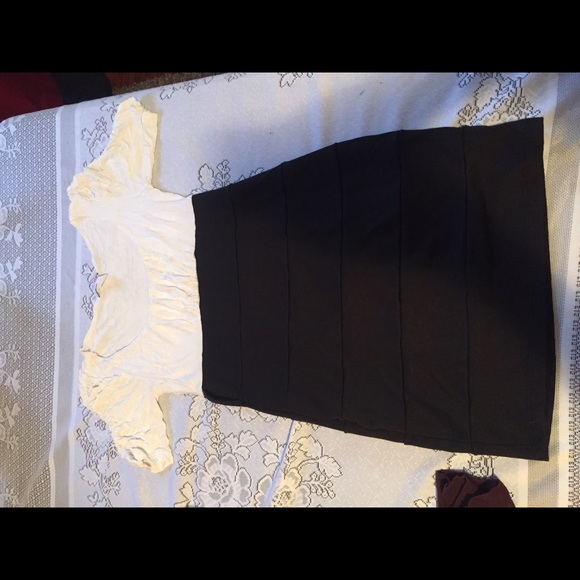 Black and white dress