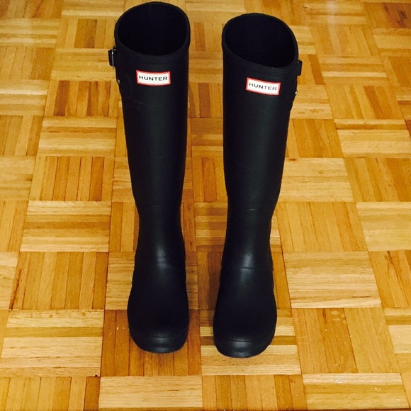 Black Hunter Boots size 9