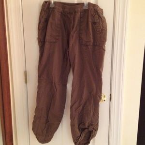 Old Navy size large cotton olive cotton pants.