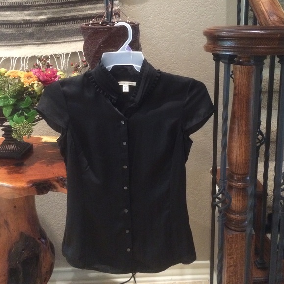 Black 6p top button up