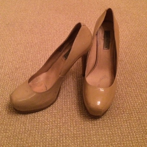 Steve Madden beige heels.