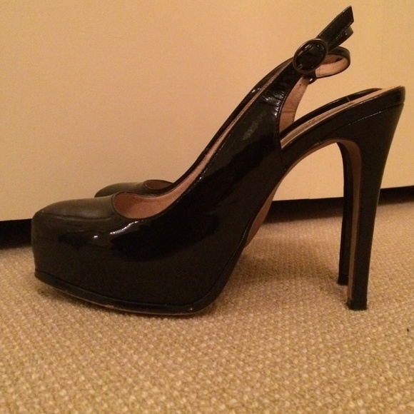 Steve Madden sling back heels.