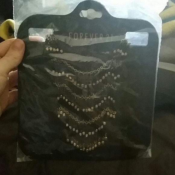 Black and gold necklace
