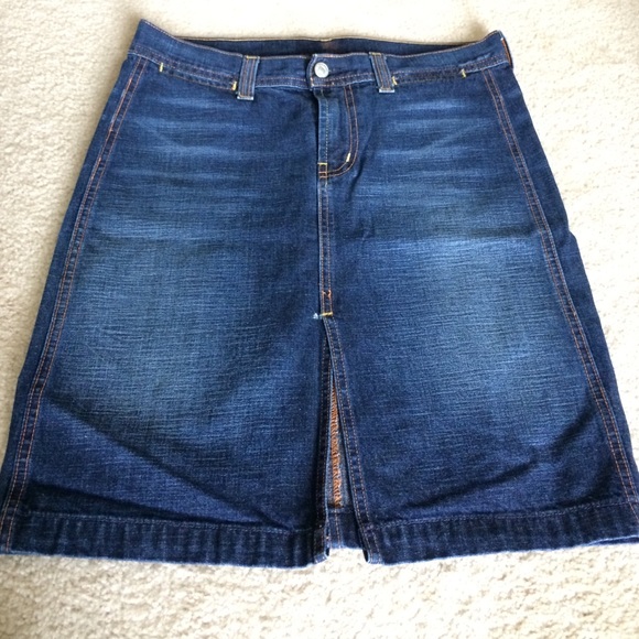 7 for all mankind denim skirt - Picture 2 of 4