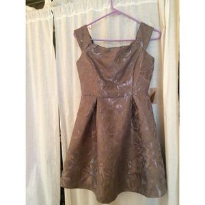 Fancy dark tan dress NWT