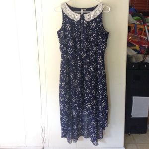 🌟.99 shipping🌟Blue high-low lace dress