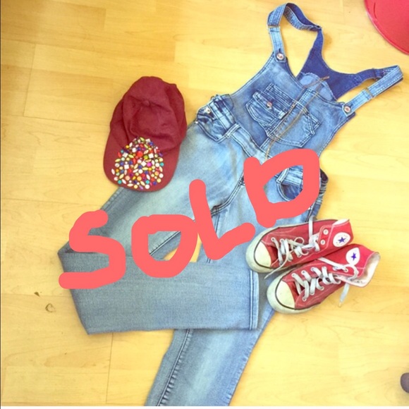 🙅SOLD🙅Denim Jumpsuit. Worn once.