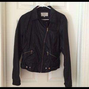 Fabulous Zara faux leather moto-jacket
