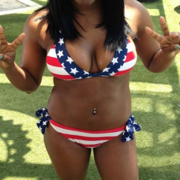 Bundle!! Sexy American flag + Cheetah 2 piece!!