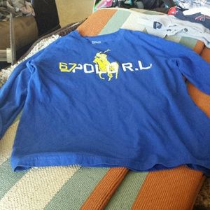 Long sleeve polo shirt for boys