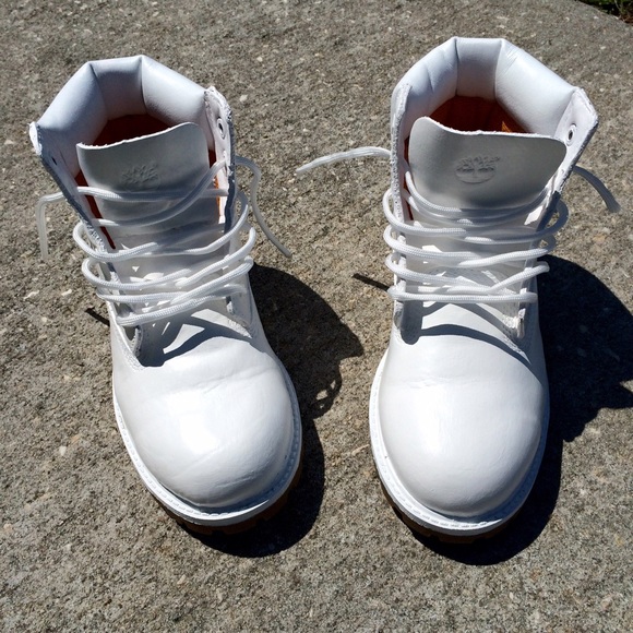 White Timberland Boots