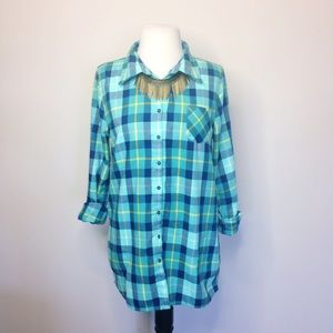 OAKLEY Plaid Button Up