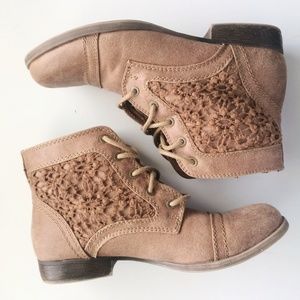 Lace up ankle boots