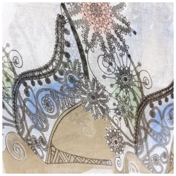 ‼️PRICE FIRM LAST CALL High Heel Shoe Scarf B70 - Picture 4 of 4