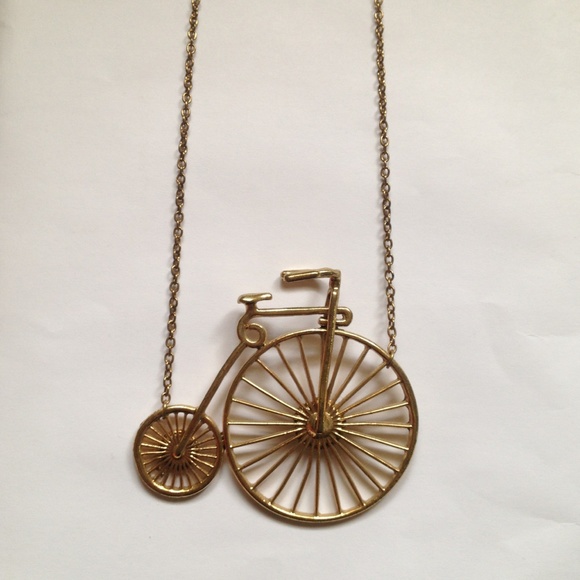 Vintage Bike Necklace