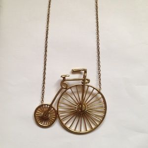 Vintage Bike Necklace