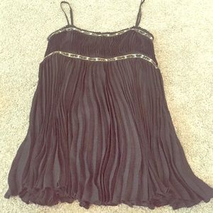 Express design studio black float top S small silk