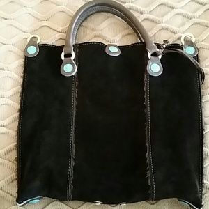 NWOT Dooney and Bourke suede handbag