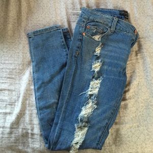 Forever 21 ripped jeans!