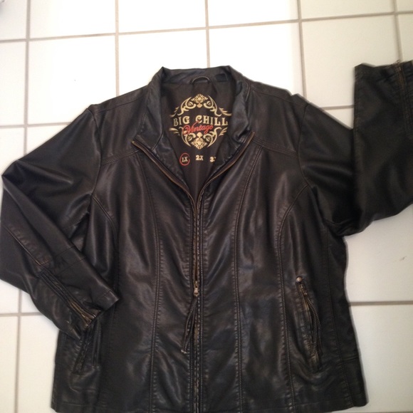 Black leather jacket great condition