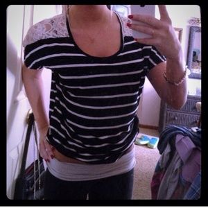 NEW lace detail shirt