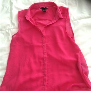 H&M hot pink top