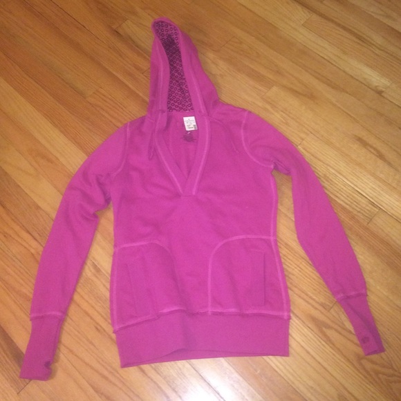 Pink hoodie