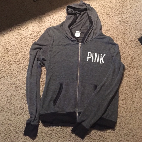 ❌sold❌PINK Victoria's Secret zip up hoodie
