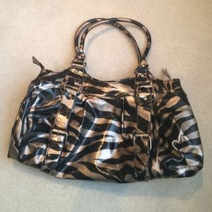 Bronze & Black Zebra Purse