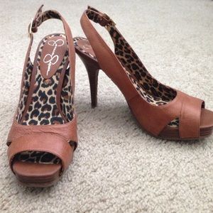 Jessica Simpson Peep Toe Sling Backs